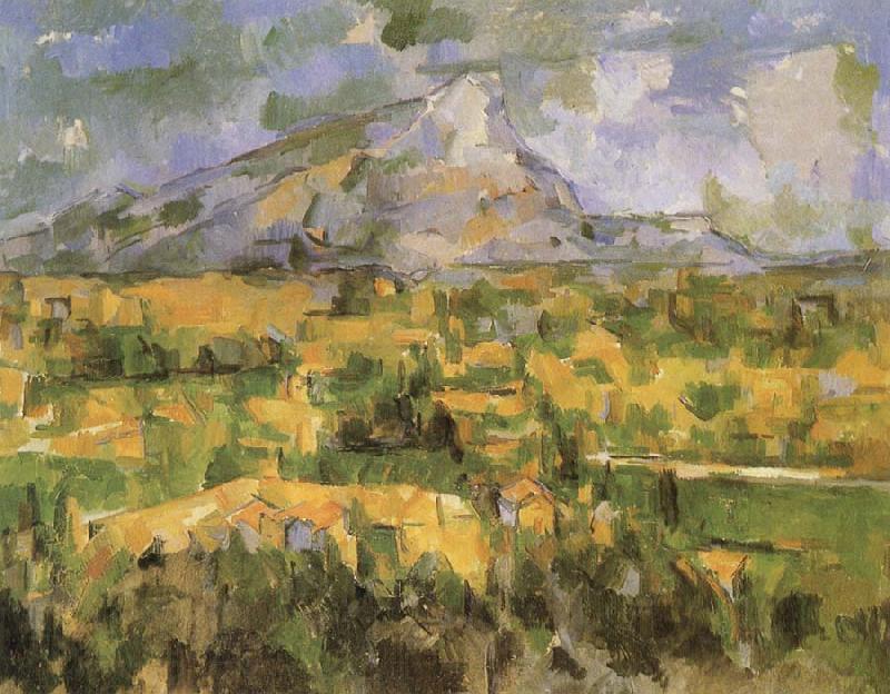 Paul Cezanne Mont Sainte-Victoire considering of Lesson Lauves Norge oil painting art